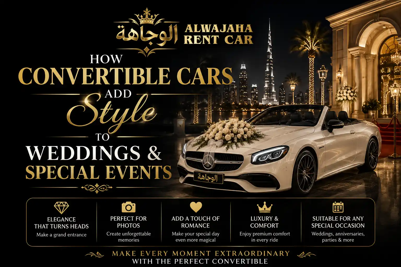 How Convertible Cars Add Style to Weddings and Special Events
